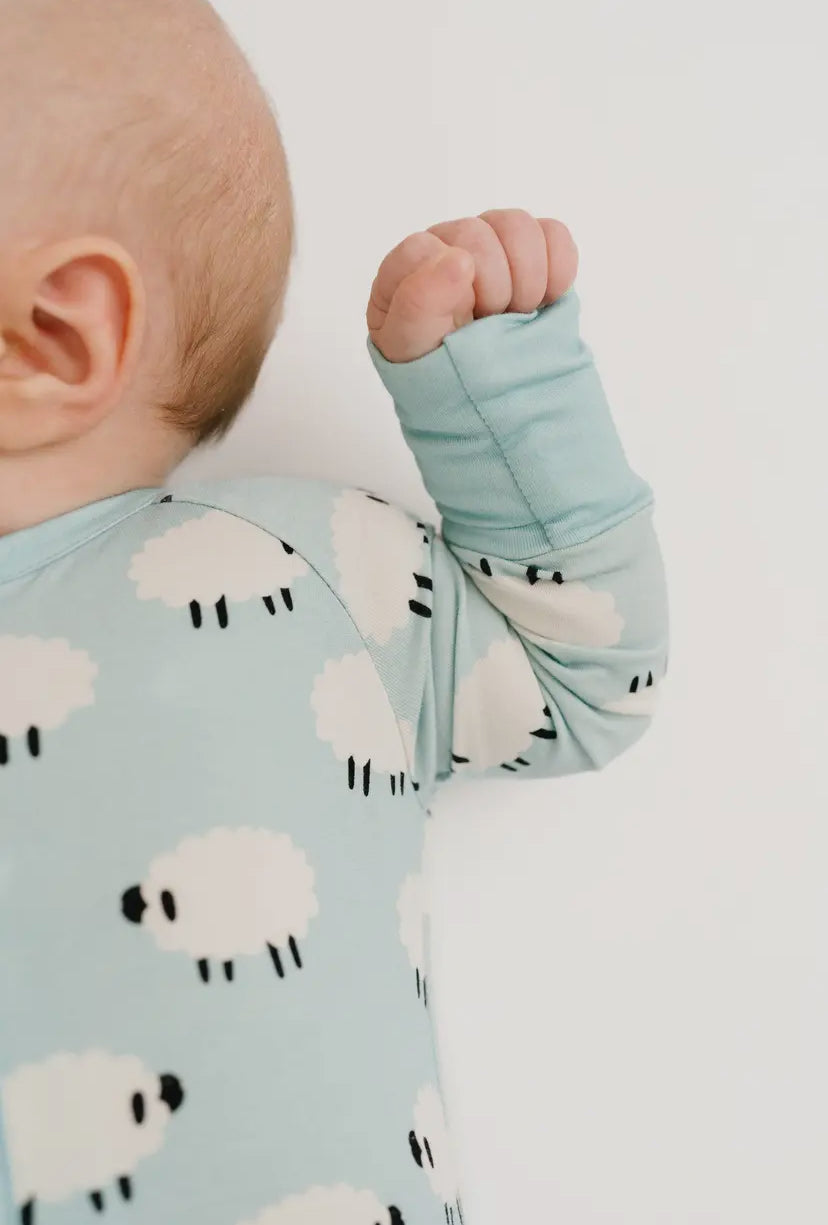 Blue Little Lamb Bamboo Sleeper