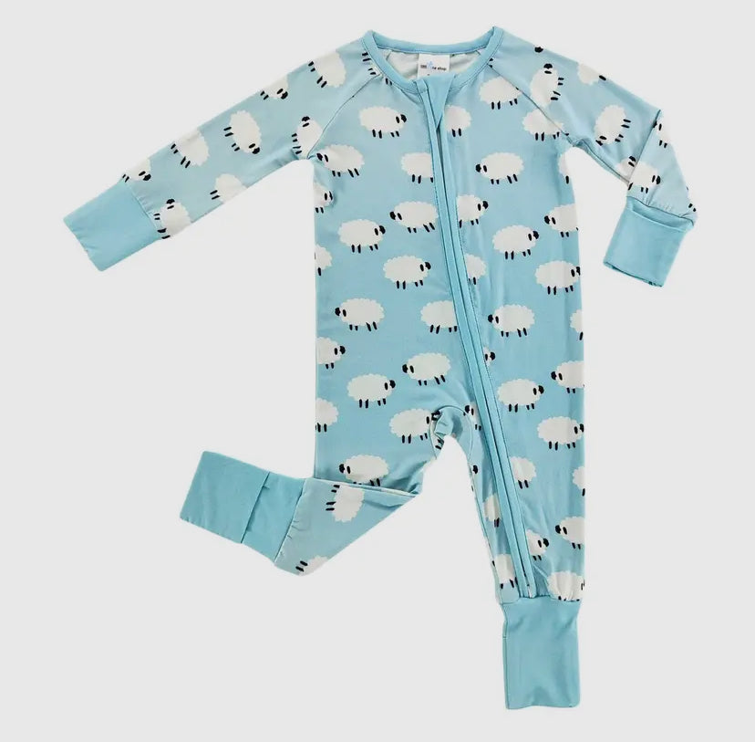 Blue Little Lamb Bamboo Sleeper