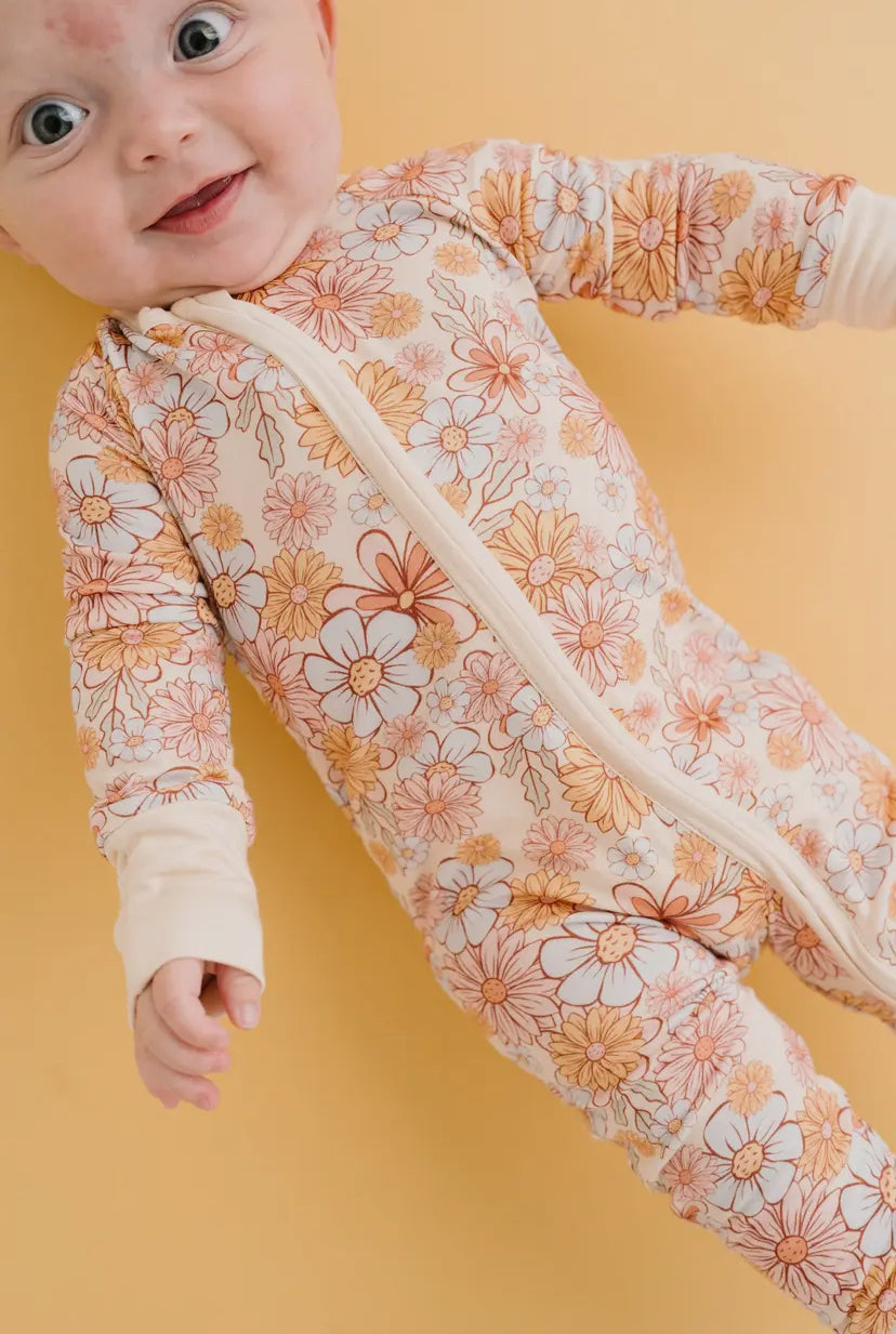 Pastel Floral Bamboo Sleeper