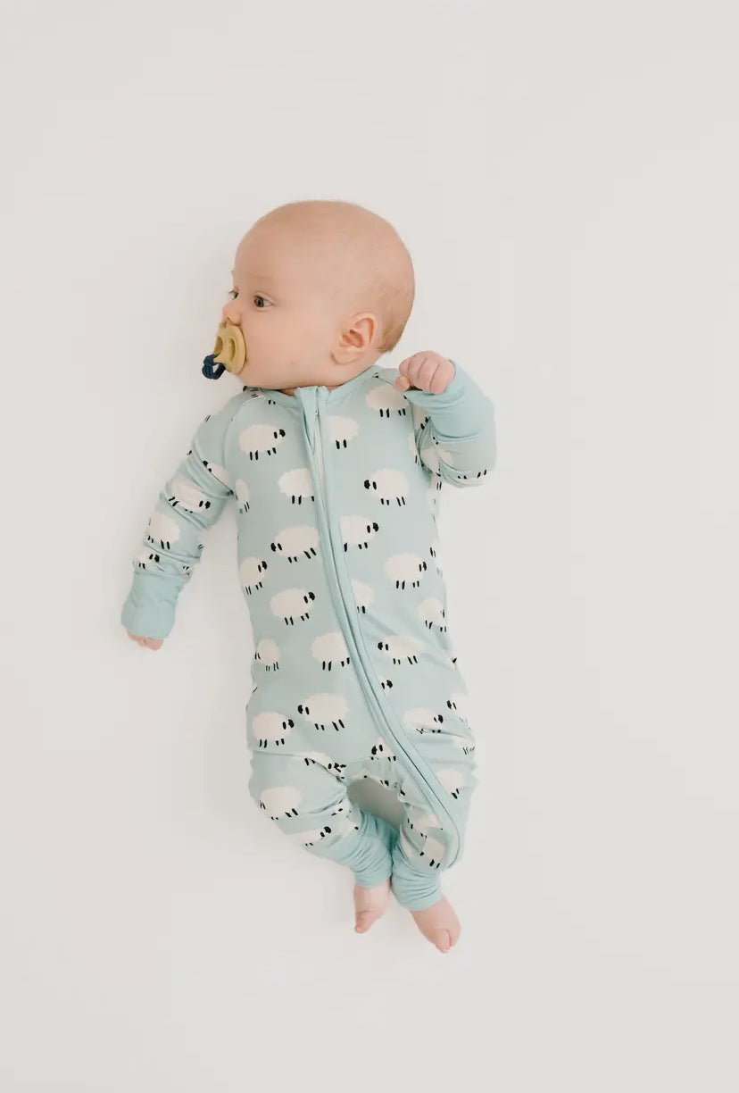 Blue Little Lamb Bamboo Sleeper