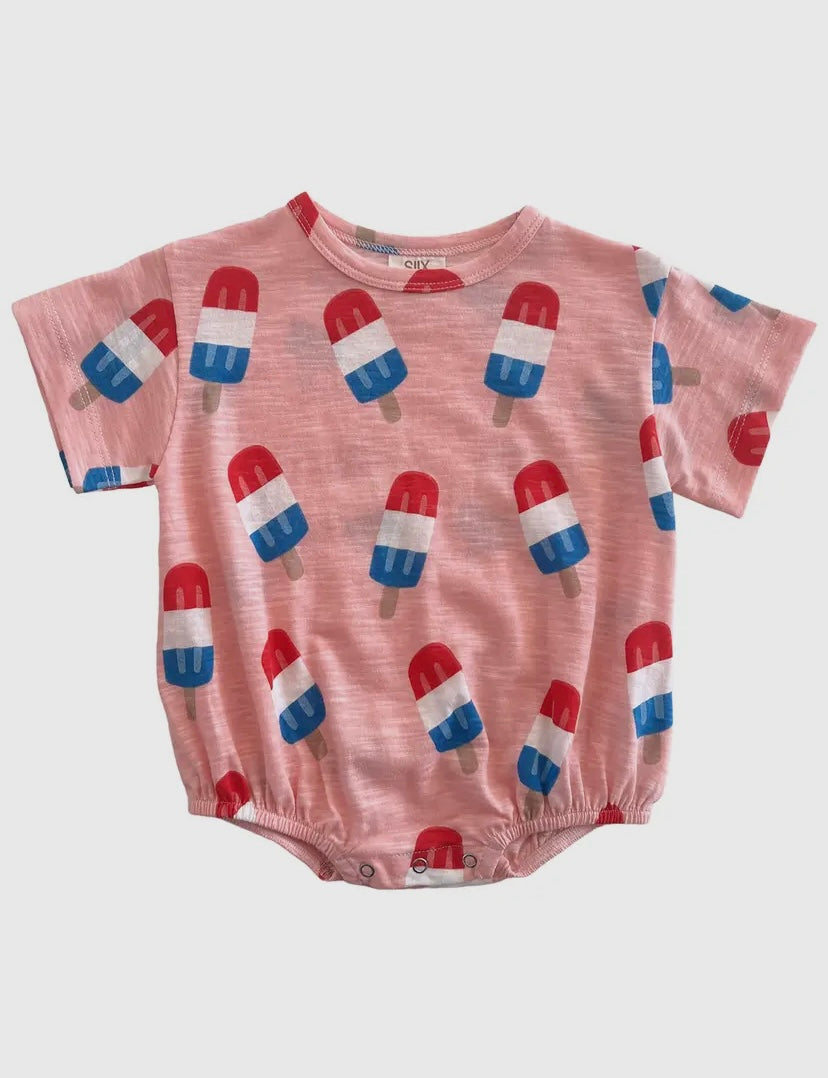 Popsicle Pink/ Organic T-shirt Bubble