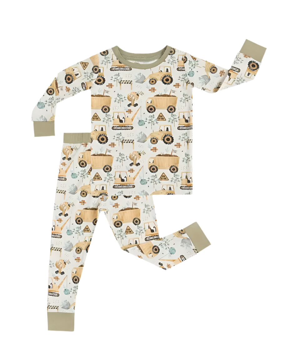 Construction Bamboo 2 Piece Set