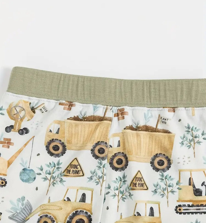 Construction Bamboo 2 Piece Set