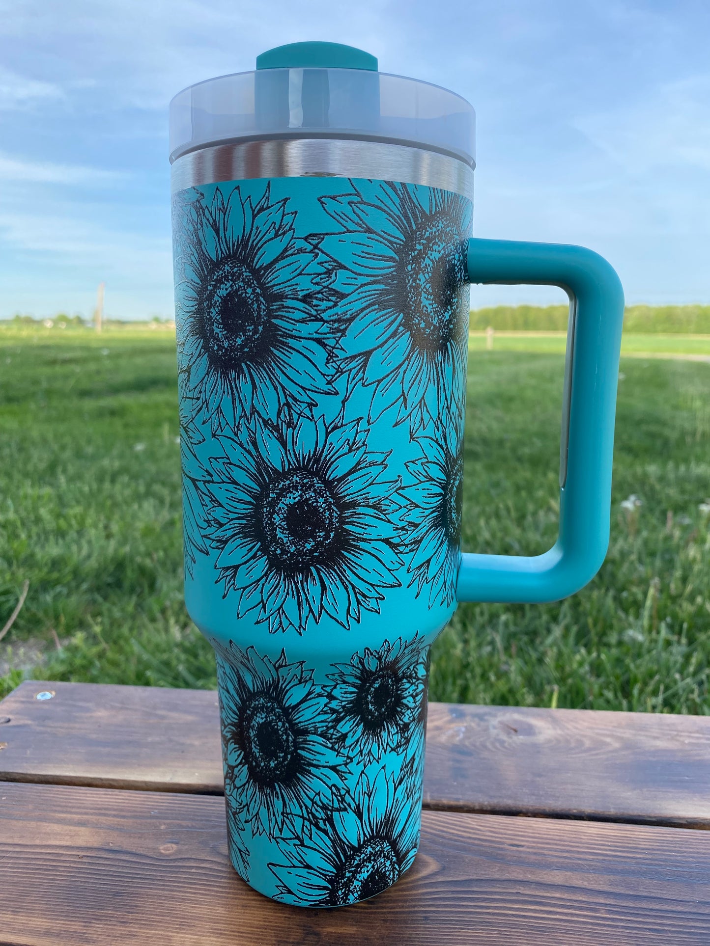 40 oz. Sunflower Insulated Tumbler