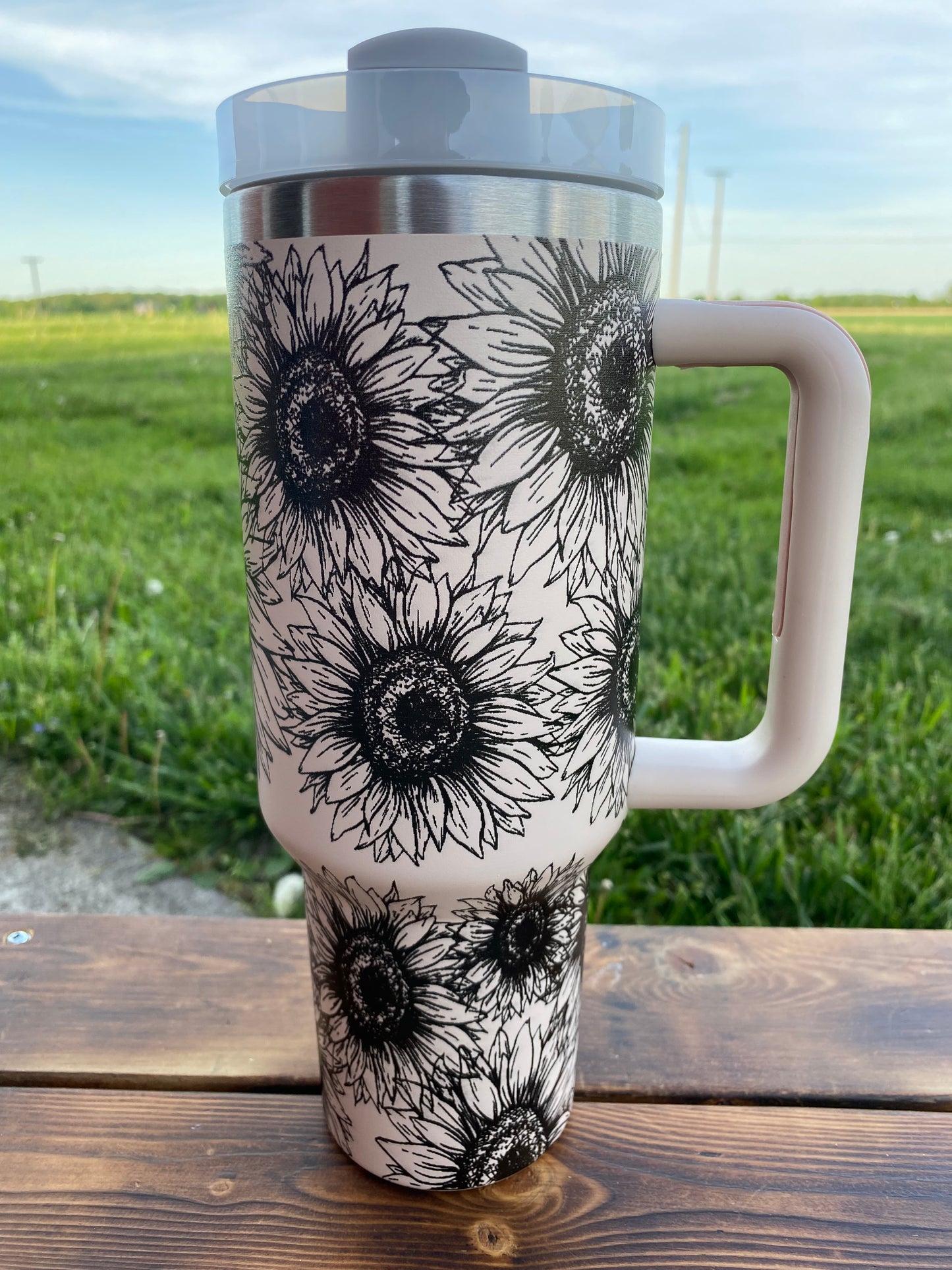 40 oz. Sunflower Insulated Tumbler