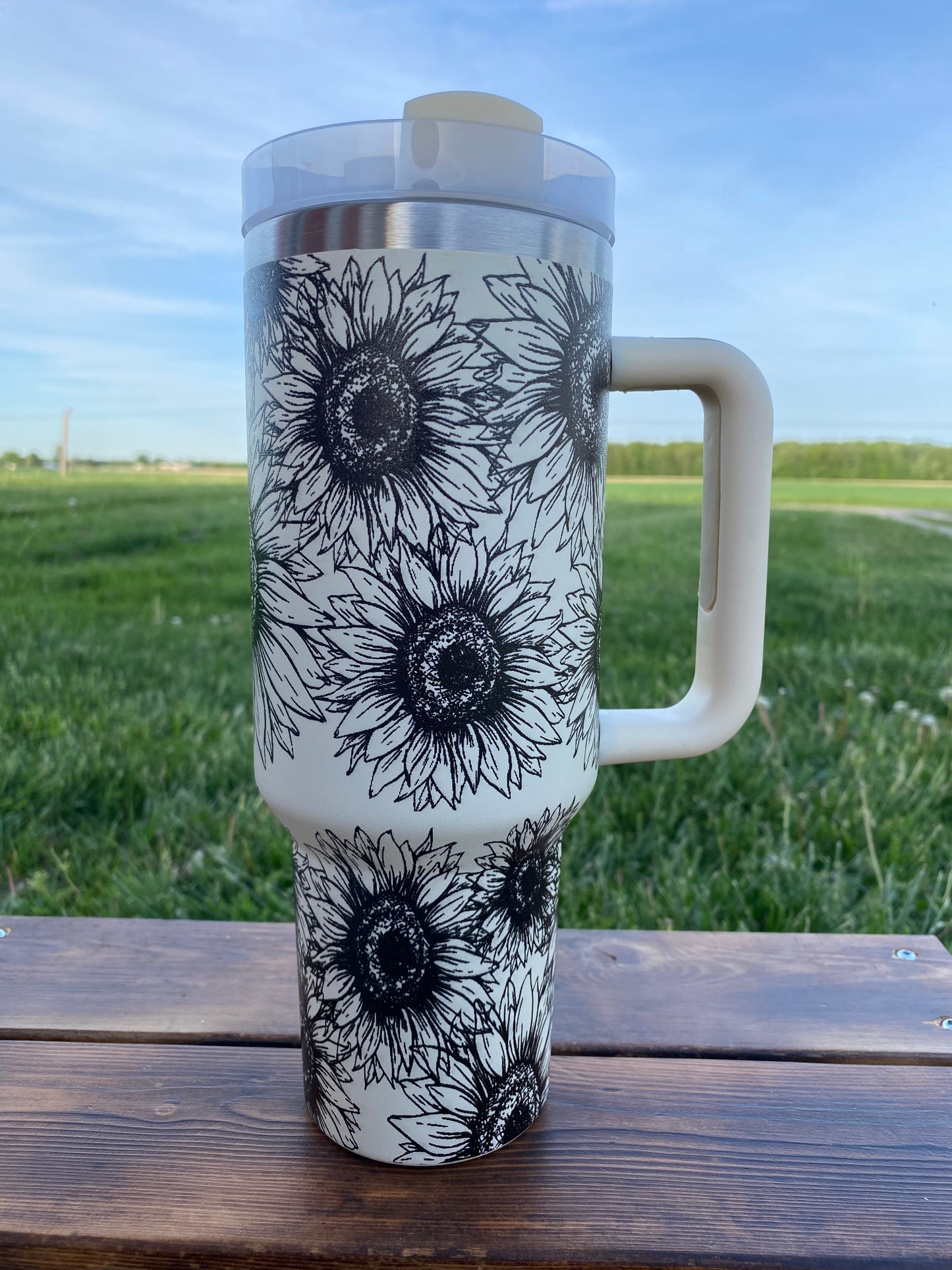 40 oz. Sunflower Insulated Tumbler