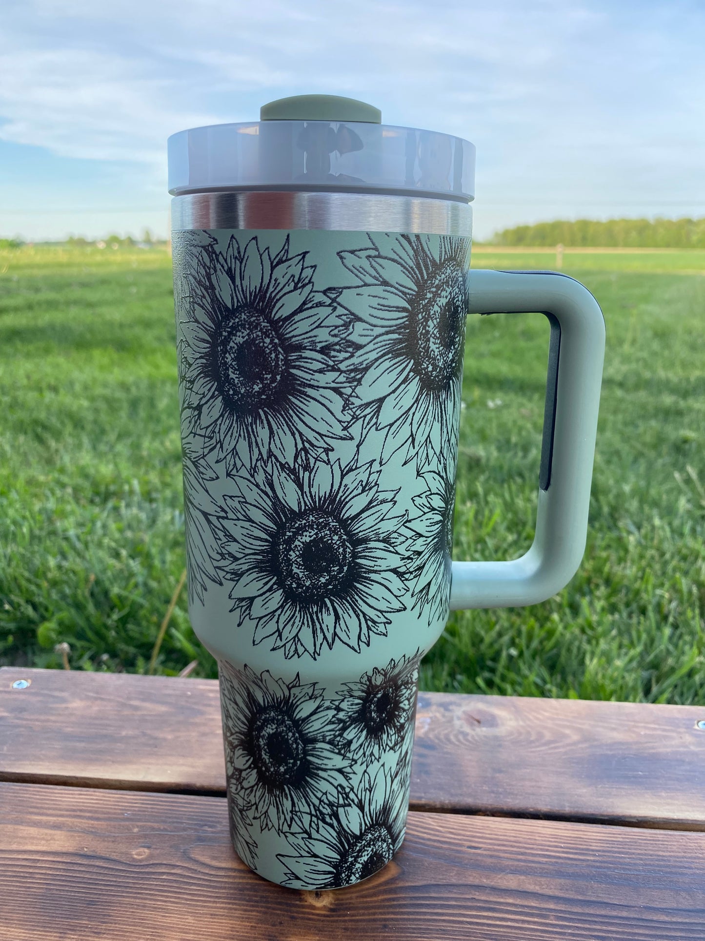 40 oz. Sunflower Insulated Tumbler